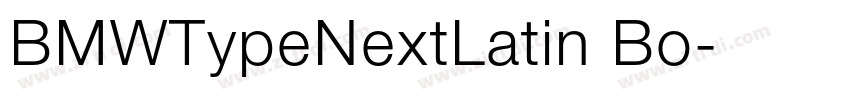 BMWTypeNextLatin Bo字体转换